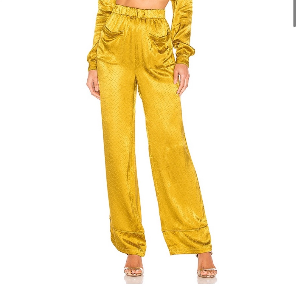 Bentley Boudoir Pant in Gold House of Harlow 1960
